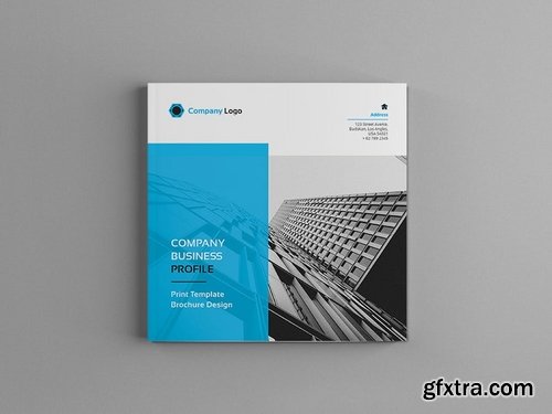 Hilih - Square Company Profile Brochure Template