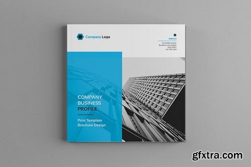 Hilih - Square Company Profile Brochure Template