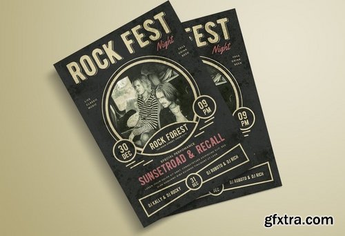 Rock Fest Flyer