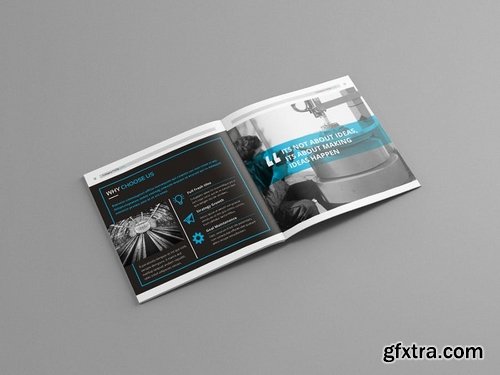 Hilih - Square Company Profile Brochure Template