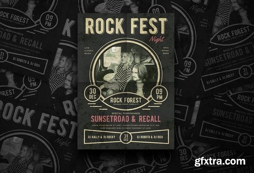 Rock Fest Flyer