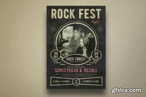 Rock Fest Flyer