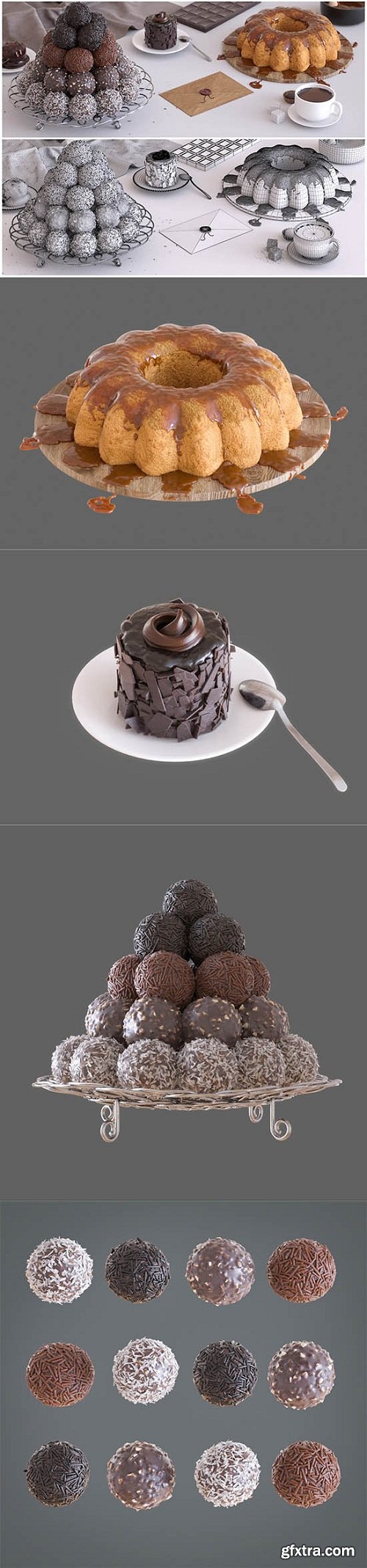 Sweets 3d Model