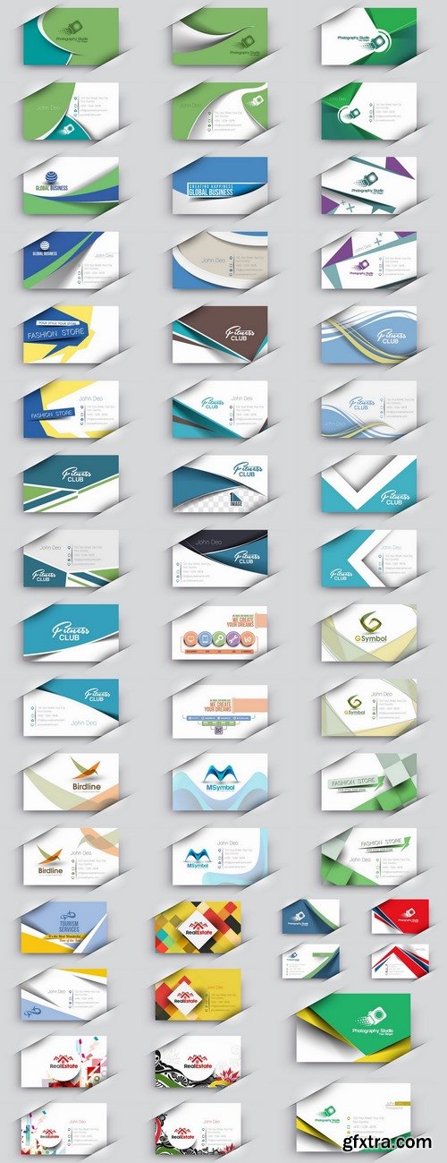 Business card flyer banner vector image 25 EPS