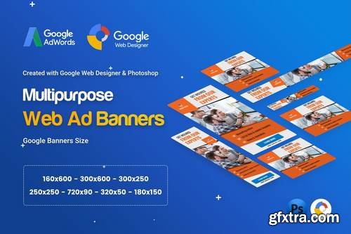 Multi Purpose, Business Banner Ad - GWD & PSD