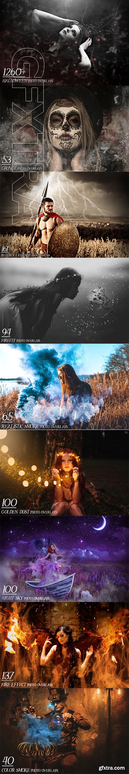 CreativeMarket - 1260+ Halloween Photo Overlays 3039482