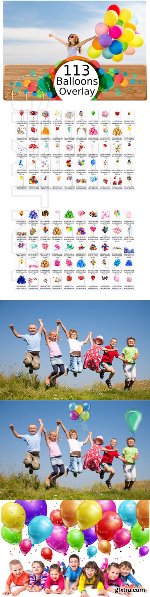 113 balloons balloon Photo Overlays in PNG, Photography