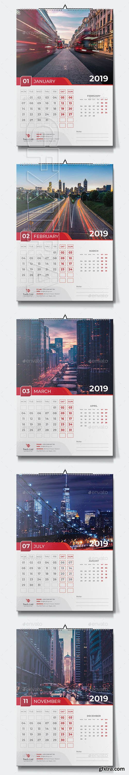 GraphicRiver - Calendar 2019 22685783