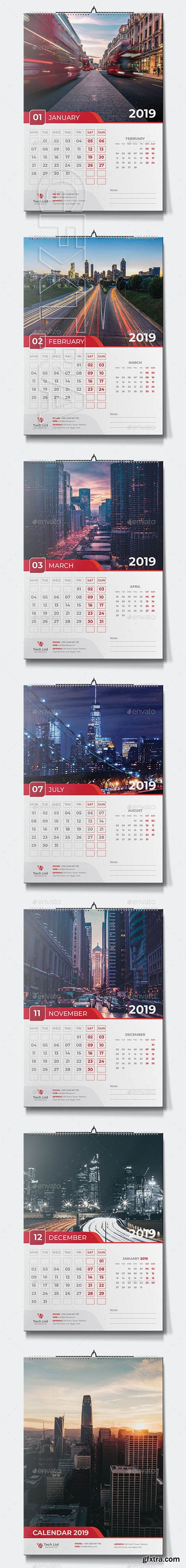 GraphicRiver - Calendar 2019 22685783