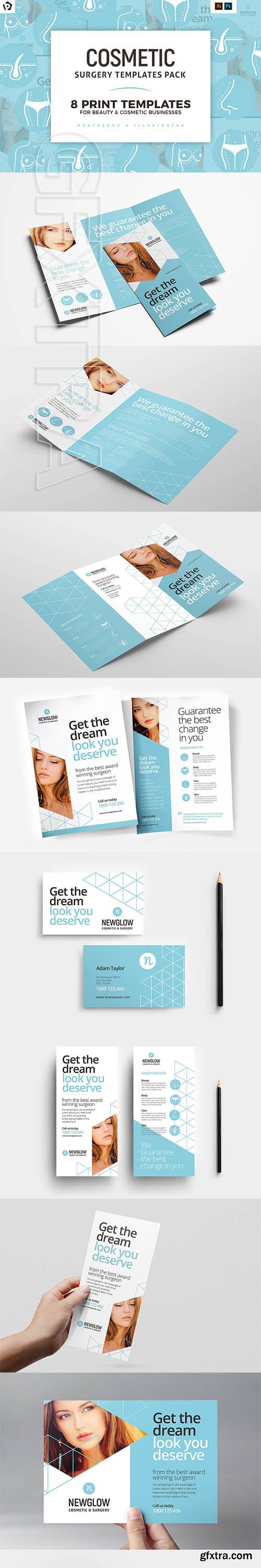 CreativeMarket - Cosmetic Surgery Templates Pack 3015371