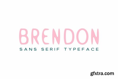 CM - Brendon Sans Serif Typeface 3057593