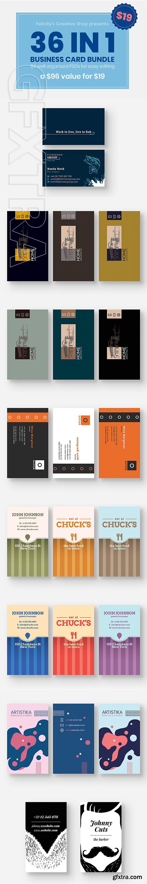 CreativeMarket - Business Card Bundle 02 3054661