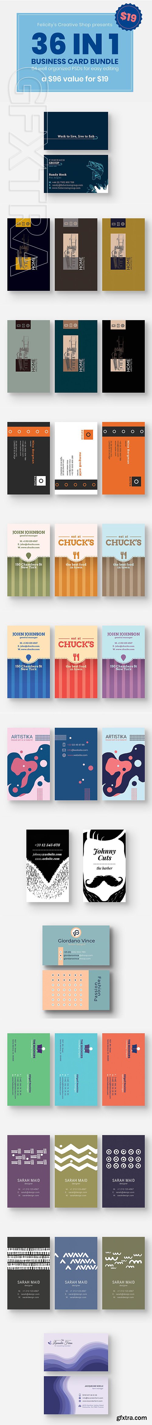 CreativeMarket - Business Card Bundle 02 3054661