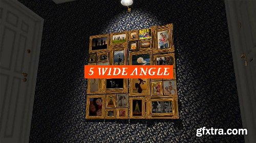 Videohive Golden Frames Photo Gallery Kit 18819937