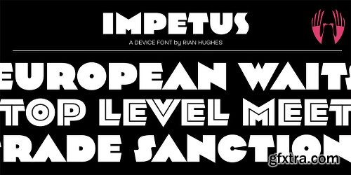 Impetus Font Family - 2 Fonts