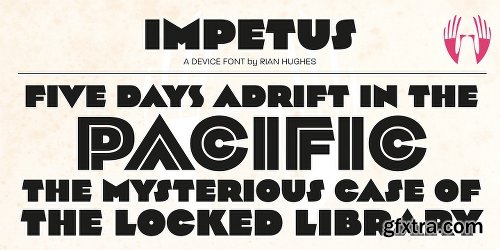 Impetus Font Family - 2 Fonts