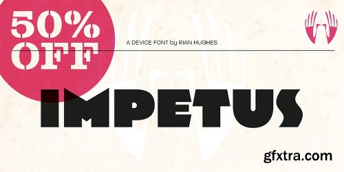 Impetus Font Family - 2 Fonts