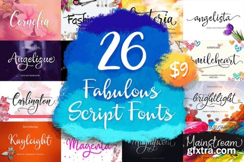 26 Fabulous Scripts Fonts