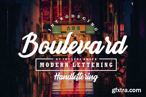 CreativeMarket Boulevard - Modern Lettering 3038623