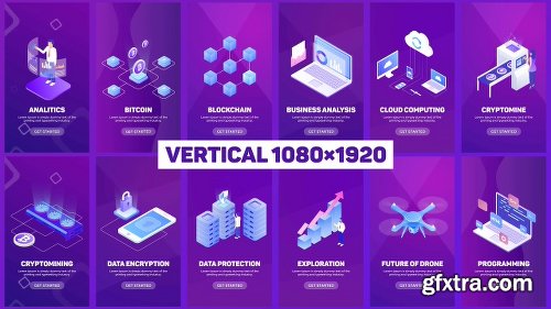 Videohive Technology Isometric Concepts 22413322