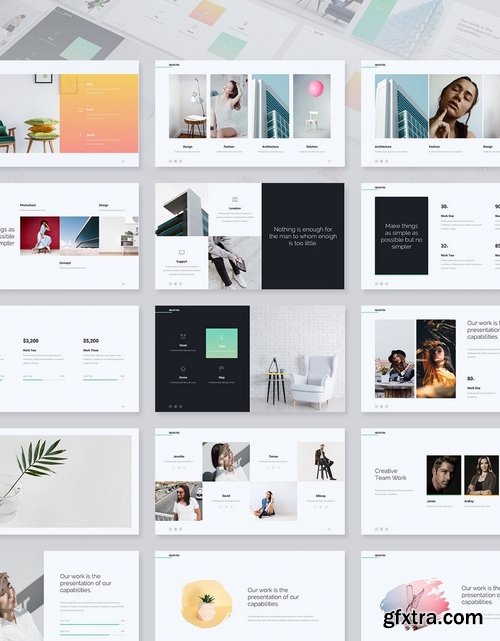 Selected - Minimal & Business Powerpoint and Keynote Templates