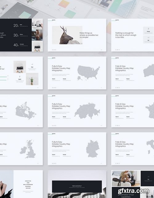 Selected - Minimal & Business Powerpoint and Keynote Templates