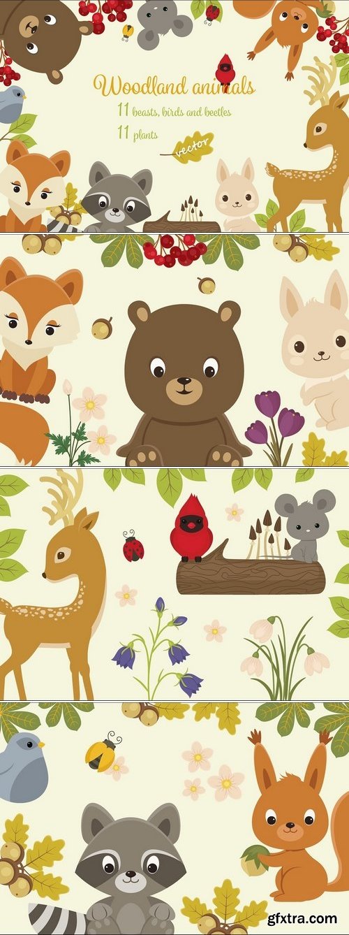 CM - Woodland Animals Set 1168961