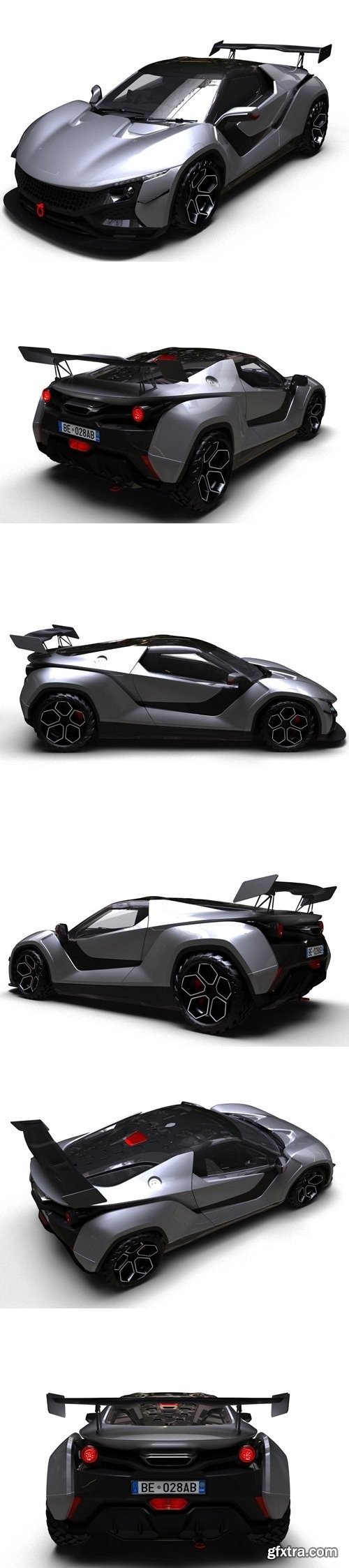 TAMO RACEMO Sport Car 3D Model