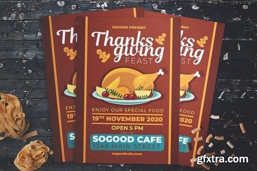 Thanksgiving Feast Flyer