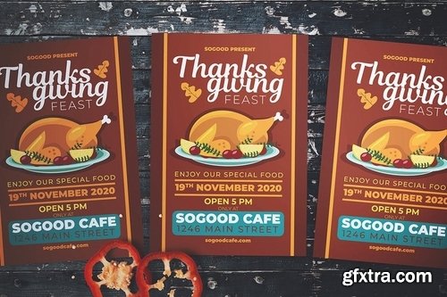 Thanksgiving Feast Flyer