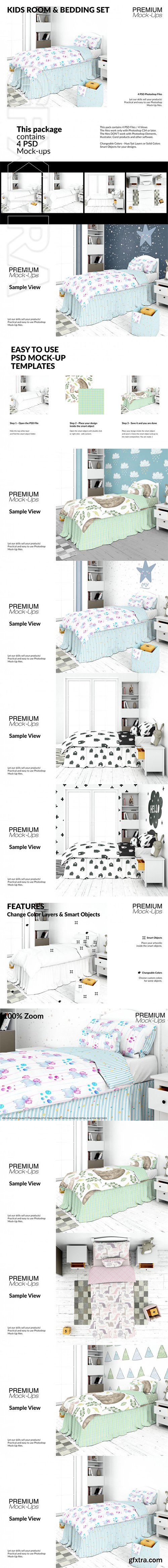 Kids Room & Bedding Set