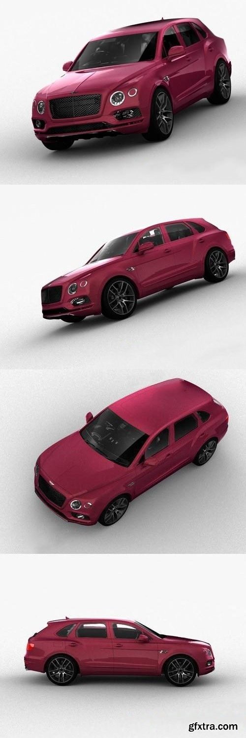 Bentley Bentayga 2016 3D Model