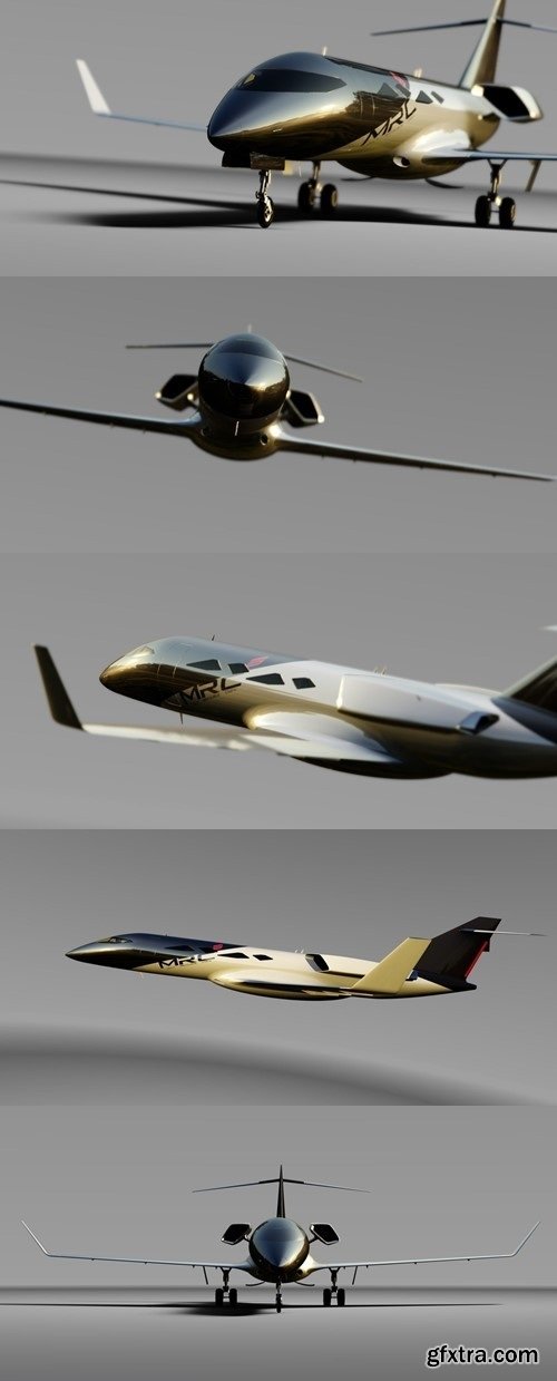 Concept LearJet 3D Model