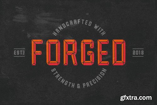 Forged Font Family