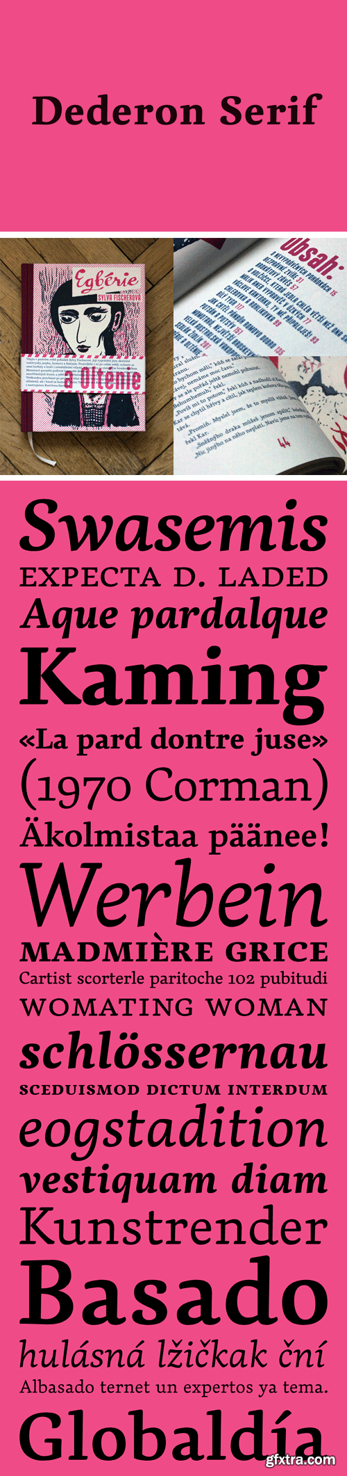 Dederon Serif Font Family