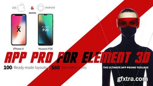 Videohive App Pro for Element 3D 22026827