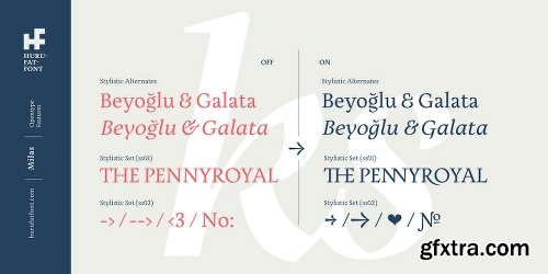 Milas Font Family - 20 Fonts