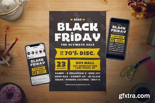 Black Friday Flyer Set