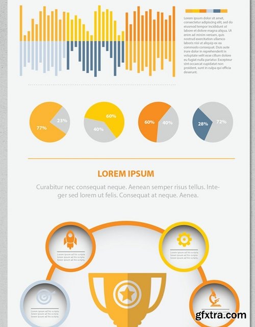 Yellow Info Graphic Elements Design