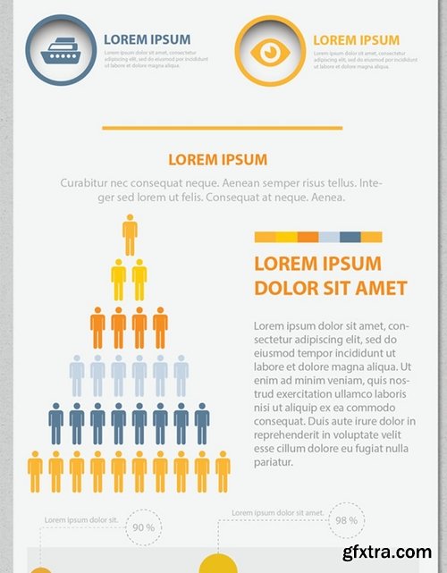 Yellow Info Graphic Elements Design