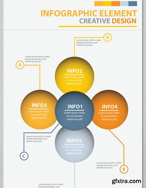 Yellow Info Graphic Elements Design