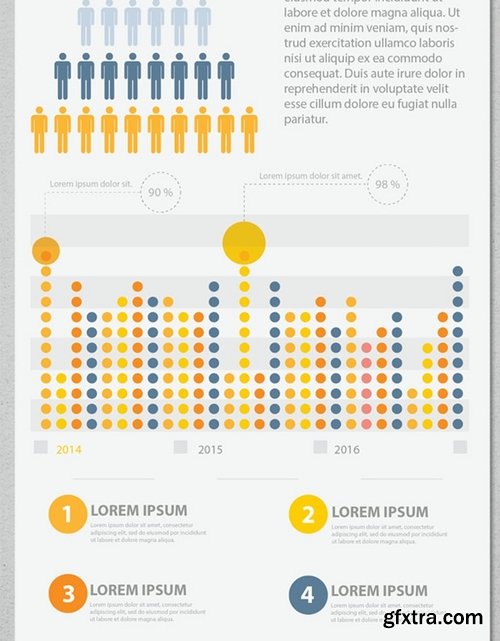 Yellow Info Graphic Elements Design