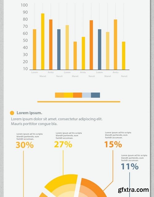 Yellow Info Graphic Elements Design