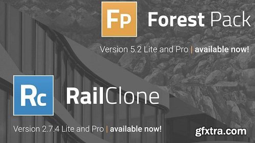 Itoo Software Forest Pack Pro + RailClone Pro 3.2 for 3DsMax 2012-2019