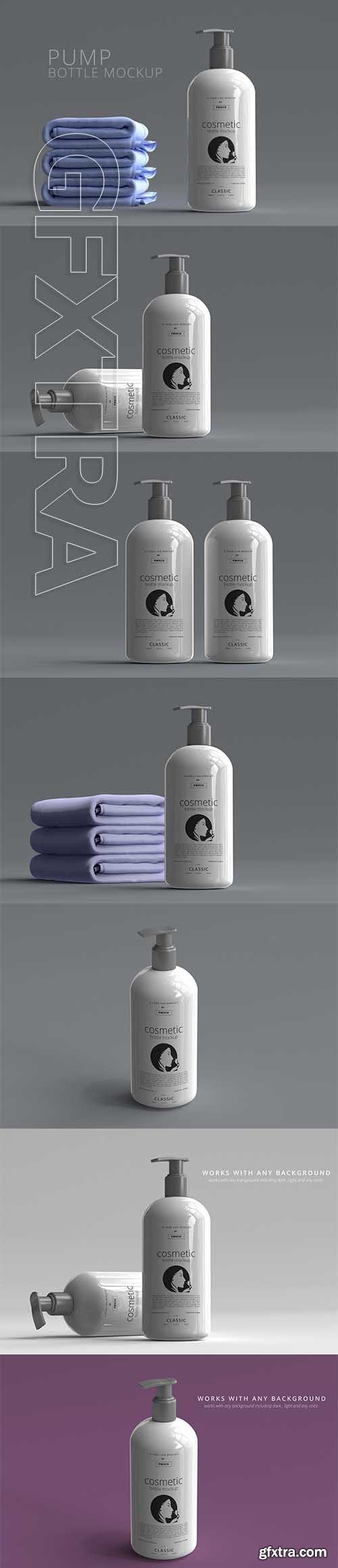 CreativeMarket - Pump Bottle Mockup 02 2990102