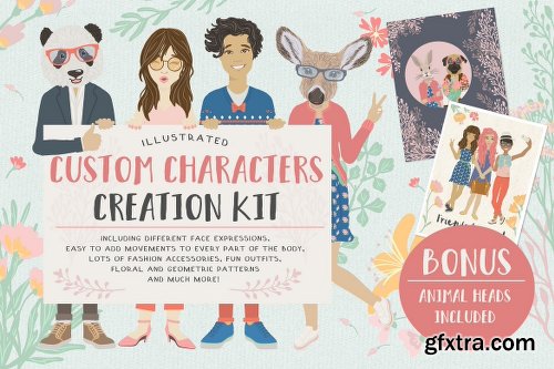 CreativeMarket Custom Characters Creation Kit 3039045