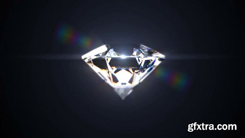 Videohive Shattered Diamond Logo Text Reveal 21059112