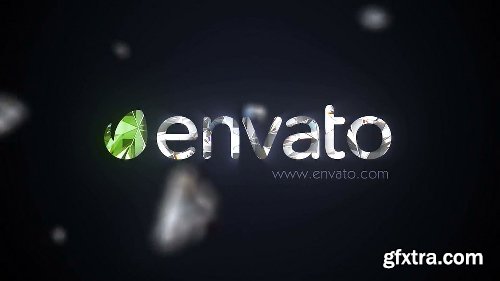 Videohive Shattered Diamond Logo Text Reveal 21059112