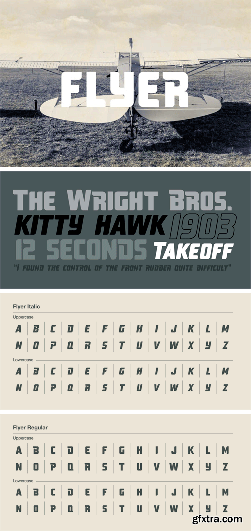 Flyer Font Family