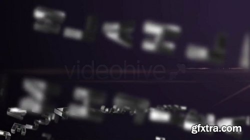 Videohive Metallic Characters Particle Reveal 2601139